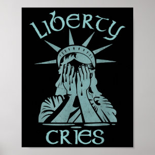 Affiche Statue Des Express De Liberté Mal De Tête Dégoûte