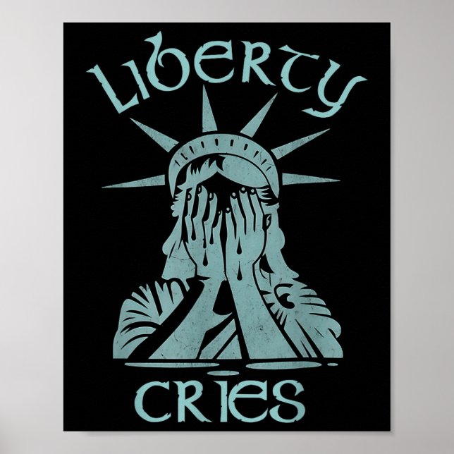 Affiche Statue Des Express De Liberté Mal De Tête Dégoûte  (Devant)
