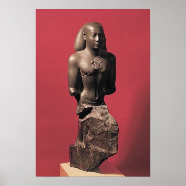 Affiche Statue d'Iahmes Saneith (Devant)
