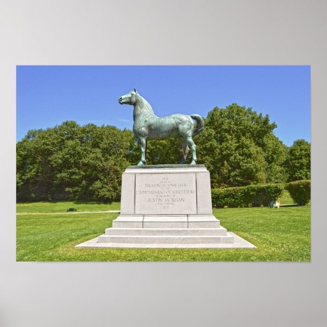 Affiche Statue du cheval Morgan, Vermont (Devant)