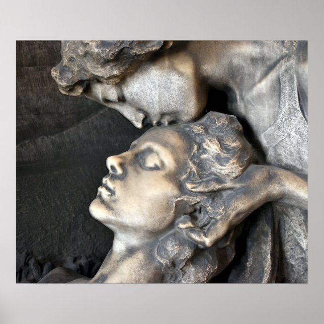 Affiche Statue du cimetière de Milan (Devant)