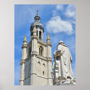 Affiche Statue du compositeur Adrien Francois Servais, Hal