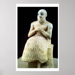 Affiche Statue du fonctionnaire Ebih-IL, du temple de