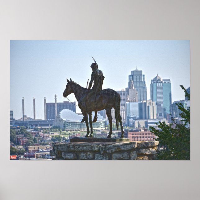 Affiche Statue du Scoutisme, Kansas City (Devant)