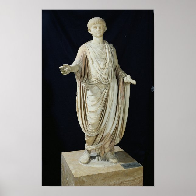 Affiche Statue d'un enfant (Devant)