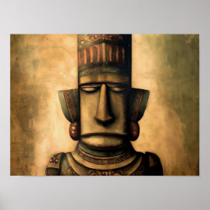 Affiche Statue égyptienne antique