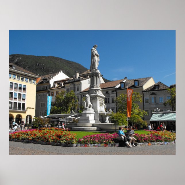 Affiche Statue en Bolzano Italie (Devant)