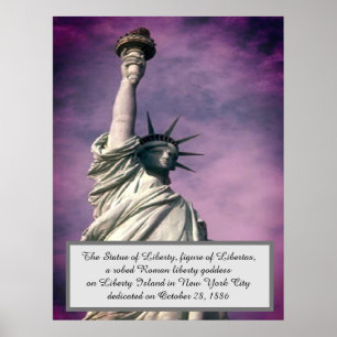Affiche Statue Lady Liberty NY