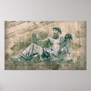 Affiche Statue romaine