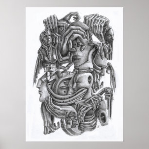 Affiche Statues de crayon