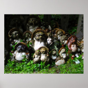 Affiche Statues de Tanuki