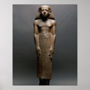 Affiche Statuette d'Amenemhatankh, travailleur chez