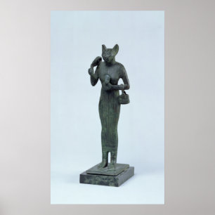 Affiche Statuette de la déesse Bastet