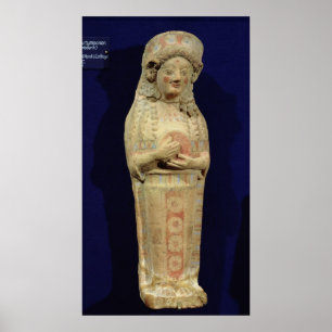 Affiche Statuette of a musician