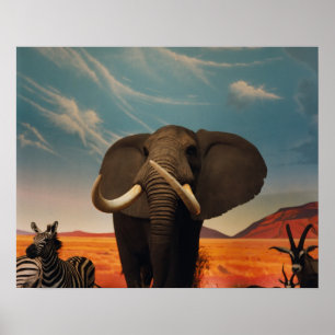 Affiche Stature de Majestic