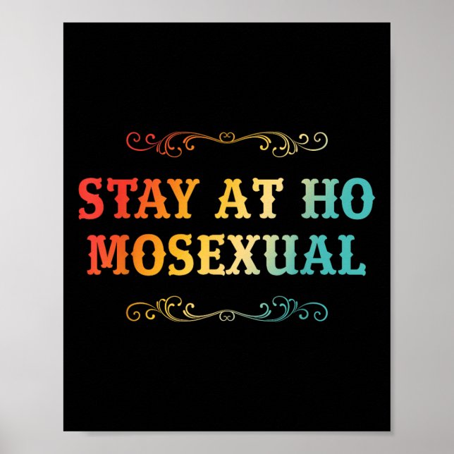 Affiche Stay At Ho Moual Funny Design  (Devant)