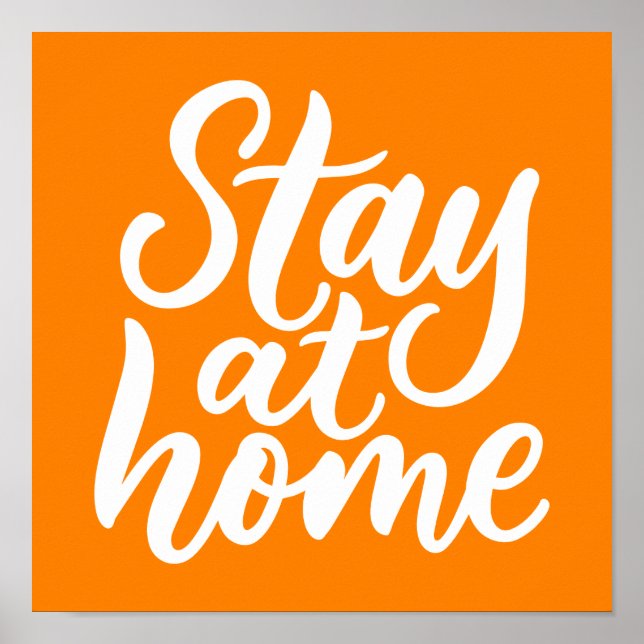 Affiche Stay At Home (Devant)