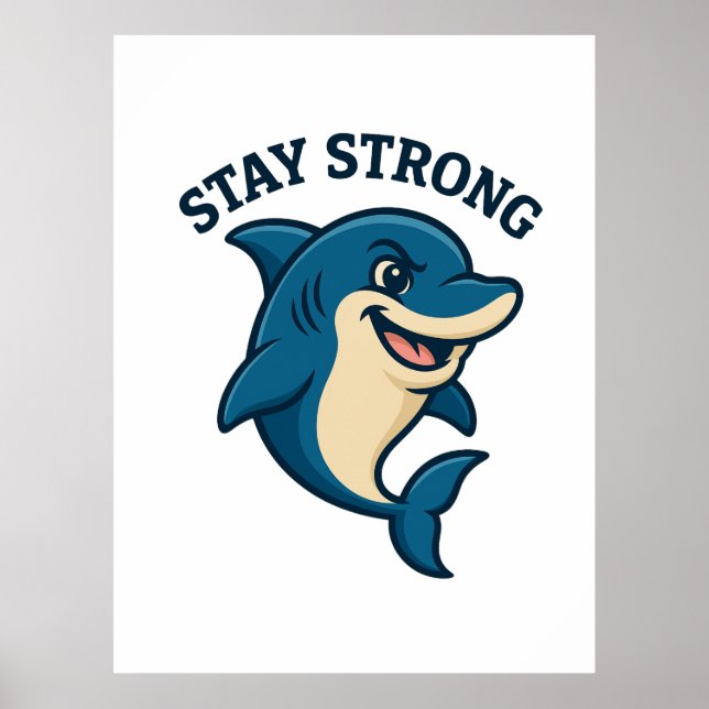 Affiche Stay Strong Splash T-Shirt (Devant)