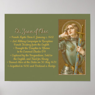 Affiche Ste Jeanne d'Arc (JM 28)