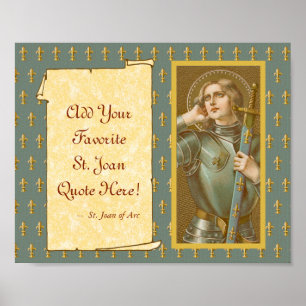 Affiche Ste Jeanne d'Arc (JM 28)