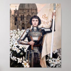 Affiche Ste Jeanne d'Arc Patronne de la France Jeanne d'Ar