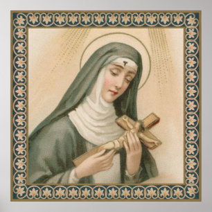 Affiche Ste Rita de Cascia (M 015)
