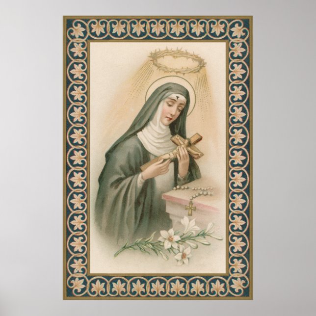 Affiche Ste Rita de Cascia (M 015) (Devant)