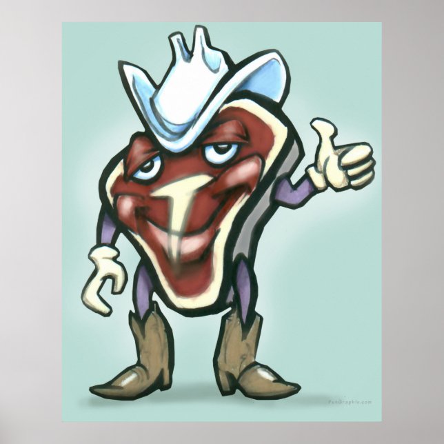 Affiche Steak (Devant)