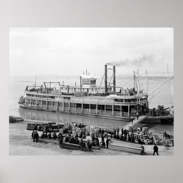 Affiche Steamboat Georgia Lee : 1907 (Devant)