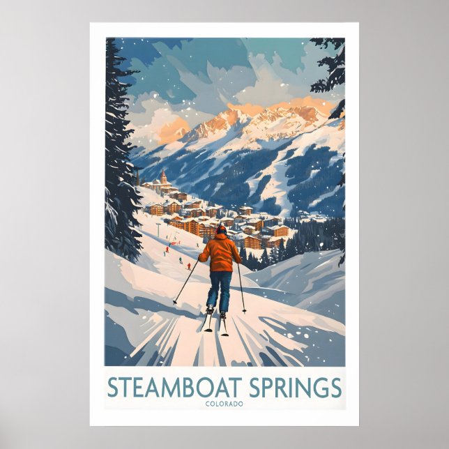Affiche Steamboat Springs Colorado 1 (Devant)