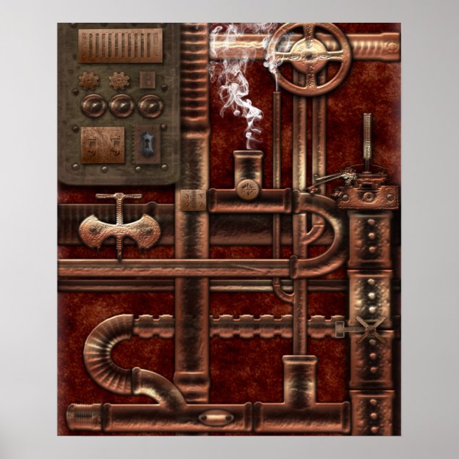 Affiche Steampunk (Devant)