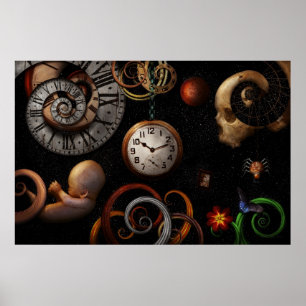 Affiche Steampunk - Abstrait - Le début et la fin