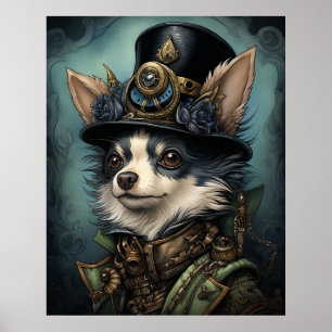 AFFICHE STEAMPUNK CHIHUAHUA