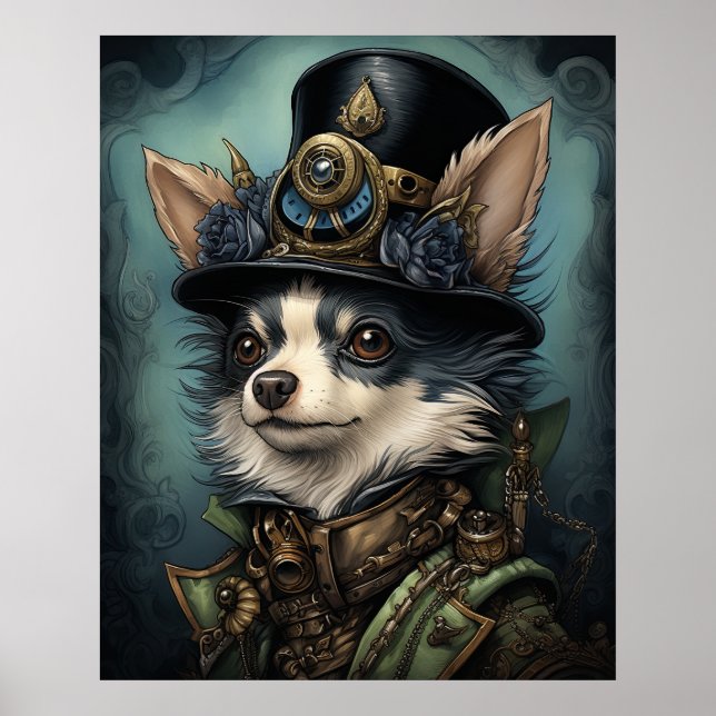 AFFICHE STEAMPUNK CHIHUAHUA (Devant)