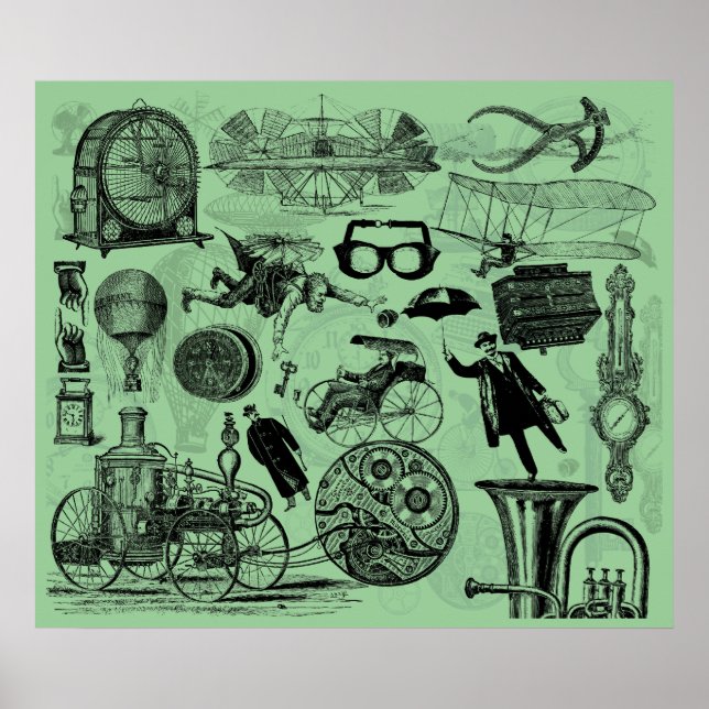 Affiche Steampunk College Numéro 2 (Devant)