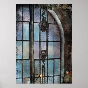 Affiche Steampunk - Engrenage - Importance de l'industrie