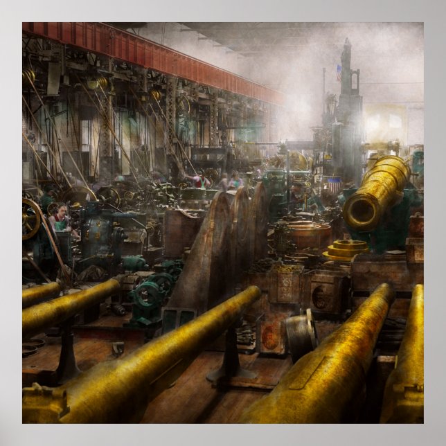 Affiche STEAMPUNK - Guerre - Nous sommes prêts (Devant)