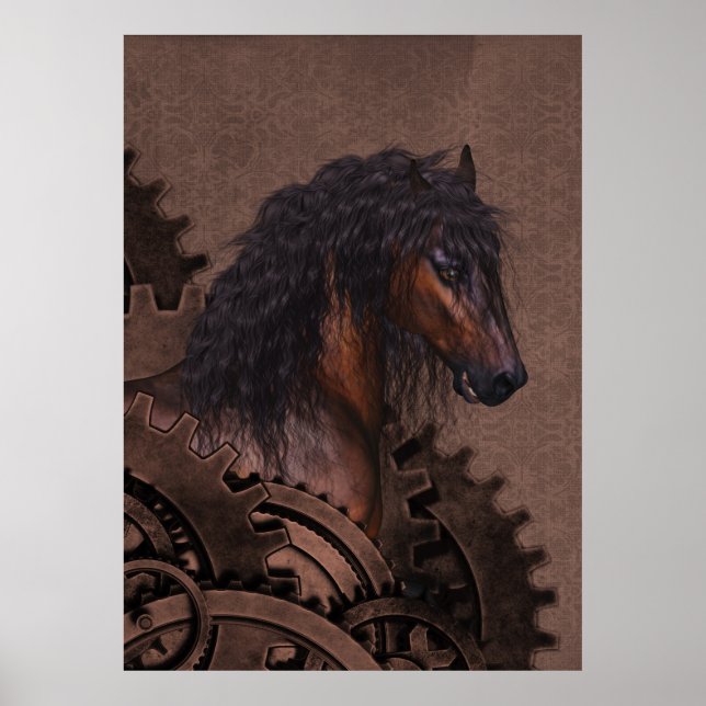 Affiche Steampunk Horse (Devant)