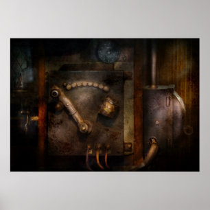Affiche Steampunk - la salle de commande