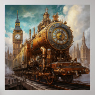 Affiche Steampunk Londres