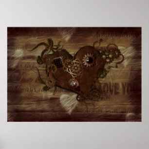 Affiche Steampunk Love