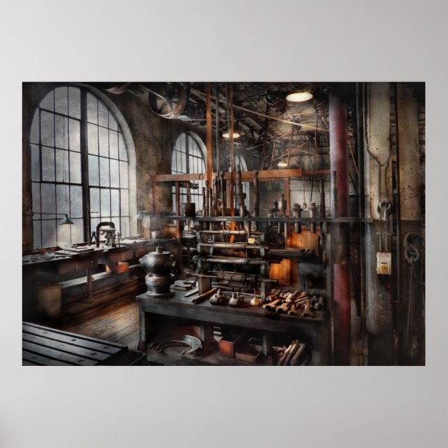 Affiche Steampunk - Salle - Studio Steampunk (Devant)