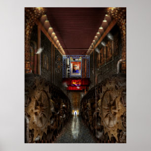 Affiche Steampunk - Société dystopique