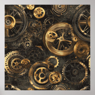 Affiche Steampunk Vintage
