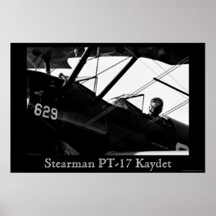 Affiche Stearman PT-17 Kaydet