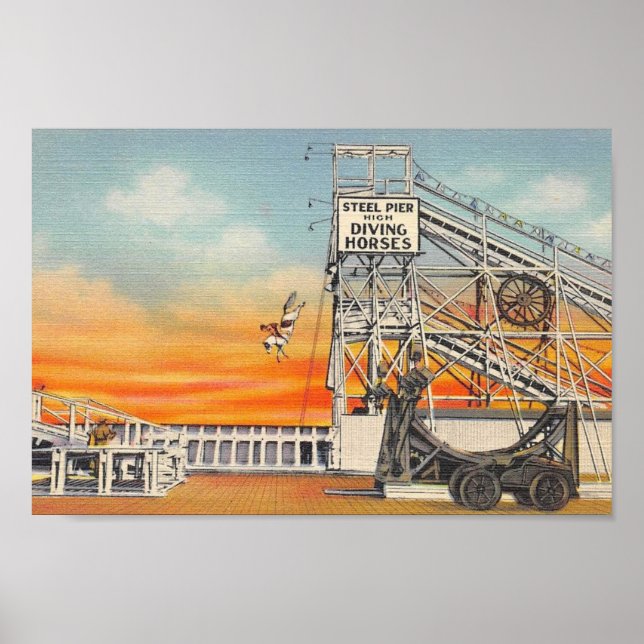 Affiche Steel Pier - Atlantic City (Devant)