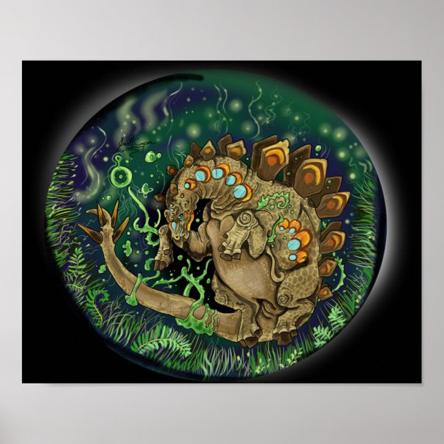 Affiche Stegosaure (Devant)