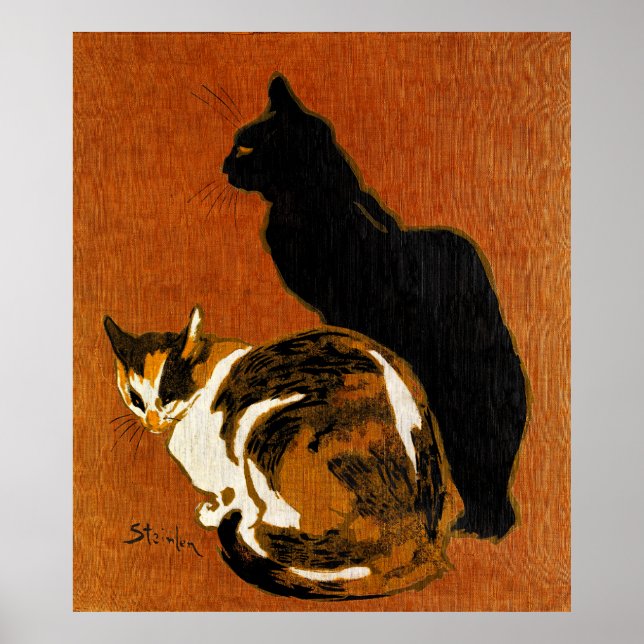 Affiche Steinlen Cats (Devant)