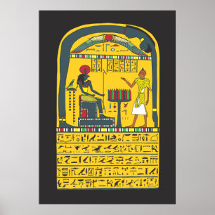 Affiche Stele d'affiche de indication