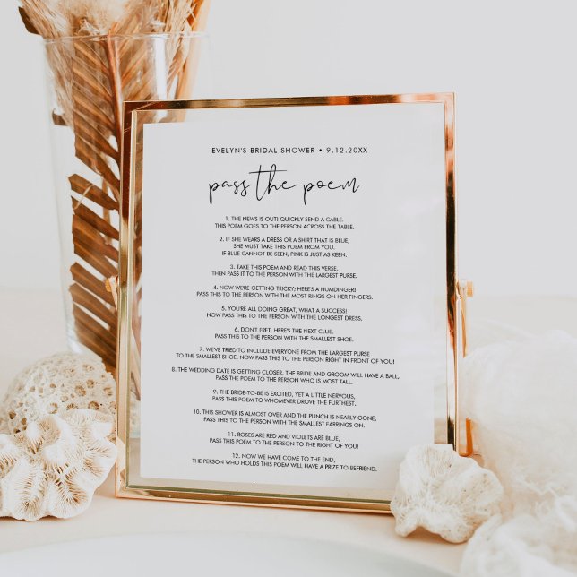 Affiche STELLA Adresse du panneau Baby shower Enveloppe (Créateur téléchargé)